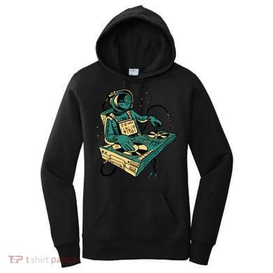Astronaut Djing Space Women's Hoodie