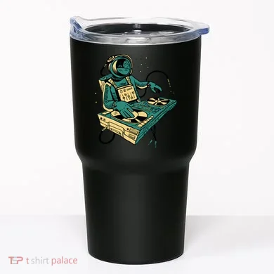 Astronaut Djing Space Tumbler