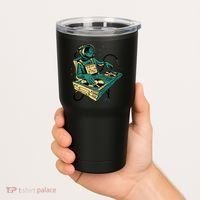 Astronaut Djing Space Tumbler thumb 2