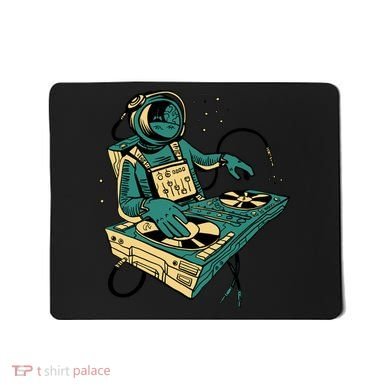 Astronaut Djing Space Mousepad