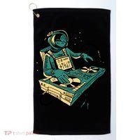 Astronaut Djing Space Golf Towel thumb 0