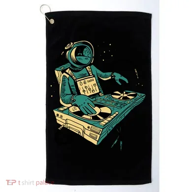 Astronaut Djing Space Golf Towel