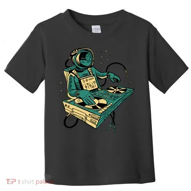 Astronaut Djing Space Toddler T-Shirt