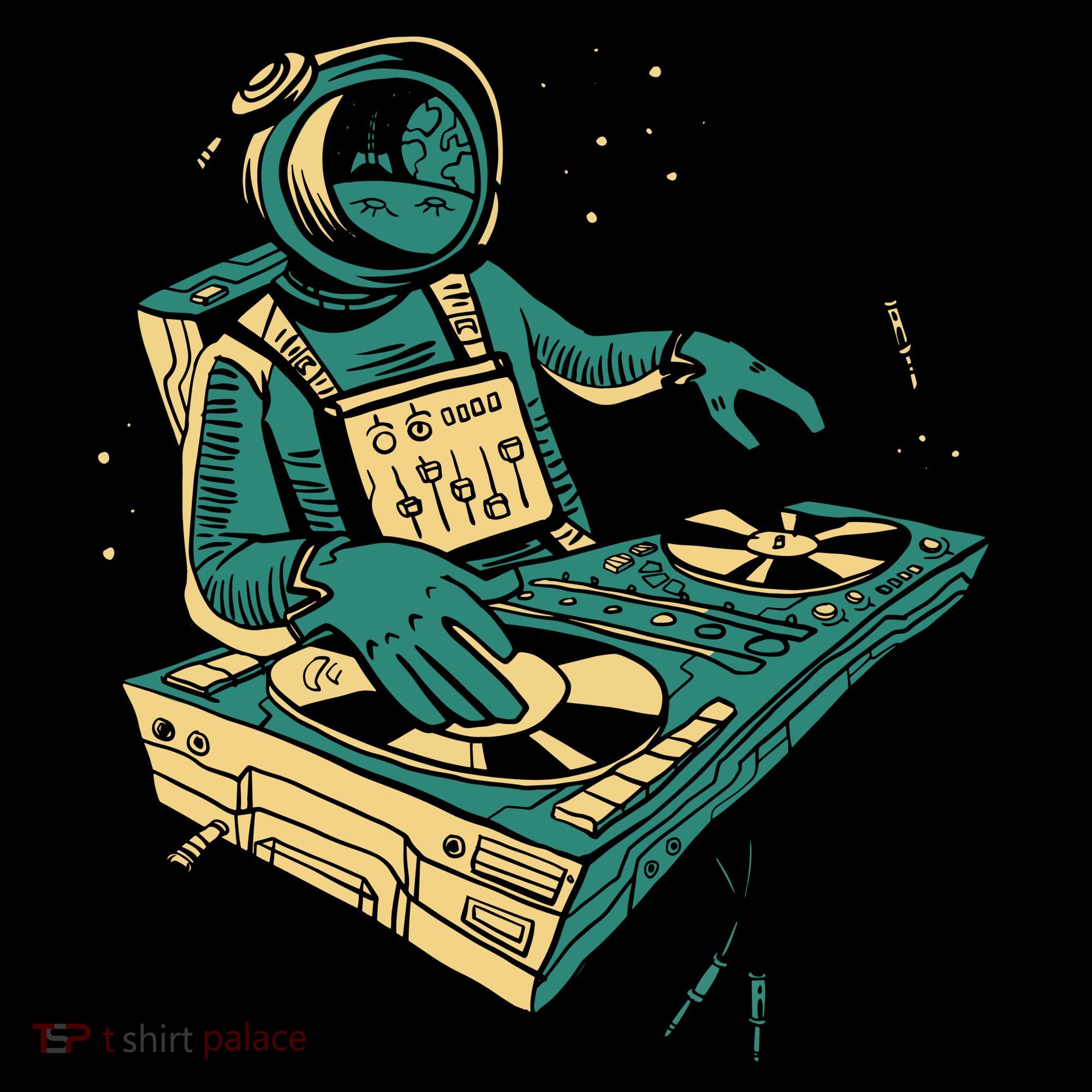 Astronaut Djing Space Visor