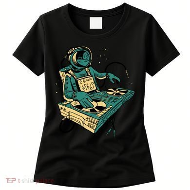 Astronaut Djing Space Women's T-Shirt