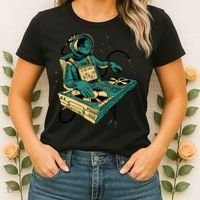 Astronaut Djing Space Women's T-Shirt thumb 2
