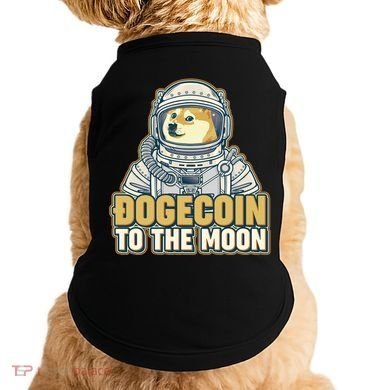 Astronaut Dogecoin To The Moon Crypto Doggie Tank