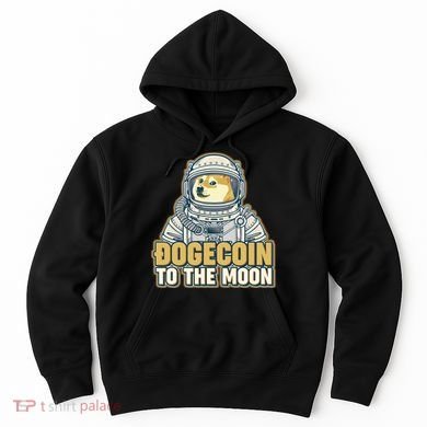 Astronaut Dogecoin To The Moon Crypto Hoodie