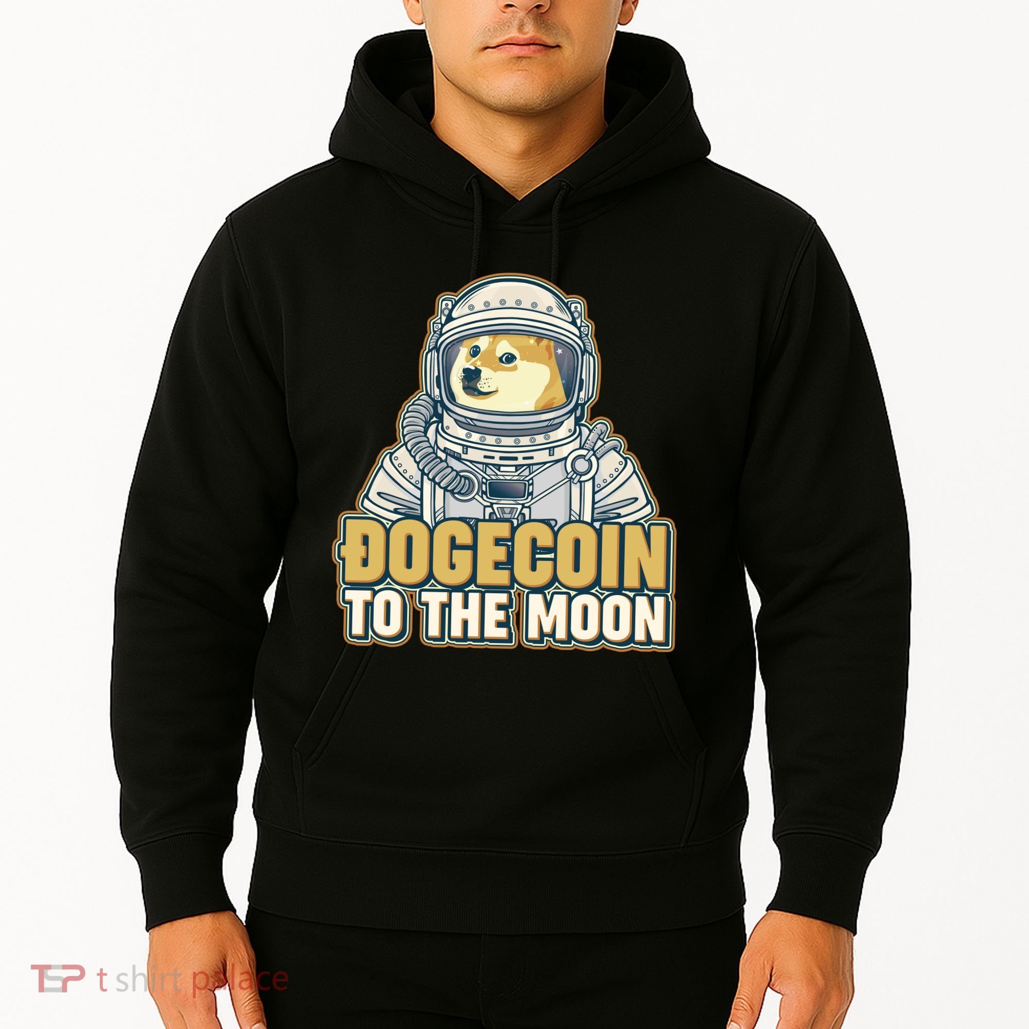 Astronaut Dogecoin To The Moon Crypto Hoodie