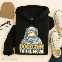 Astronaut Dogecoin To The Moon Crypto Hoodie thumb 4
