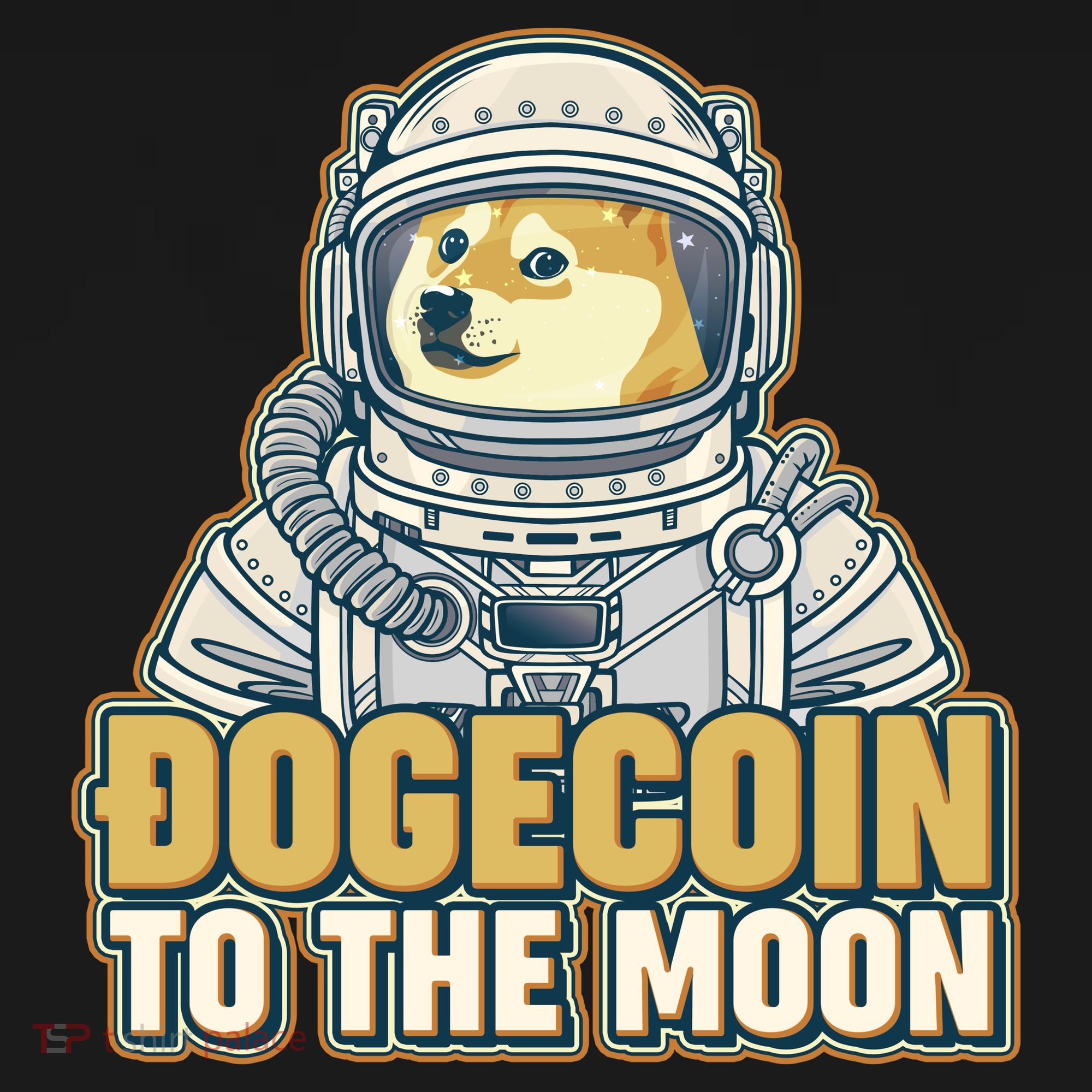 Astronaut Dogecoin To The Moon Crypto Hoodie