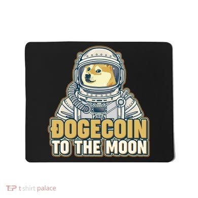 Astronaut Dogecoin To The Moon Crypto Mousepad