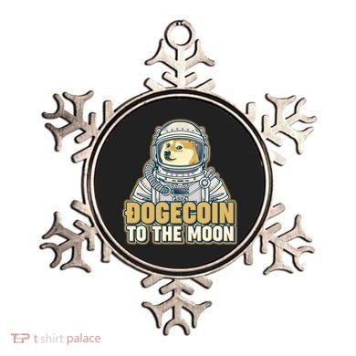 Astronaut Dogecoin To The Moon Crypto Ornament