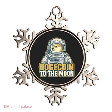 Astronaut Dogecoin To The Moon Crypto Ornament