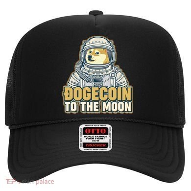 Astronaut Dogecoin To The Moon Crypto Hat
