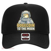 Astronaut Dogecoin To The Moon Crypto Hat thumb 0