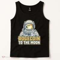 Astronaut Dogecoin To The Moon Crypto Tank Top thumb 2
