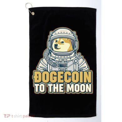 Astronaut Dogecoin To The Moon Crypto Golf Towel