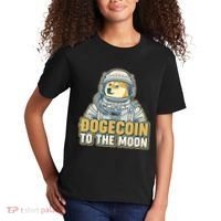 Astronaut Dogecoin To The Moon Crypto Kids T-Shirt thumb 2