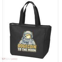 Astronaut Dogecoin To The Moon Crypto Tote Bag thumb 3