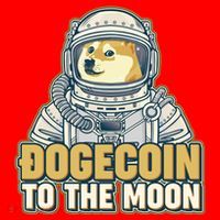 Astronaut Dogecoin To The Moon Crypto Santa Hat thumb 1