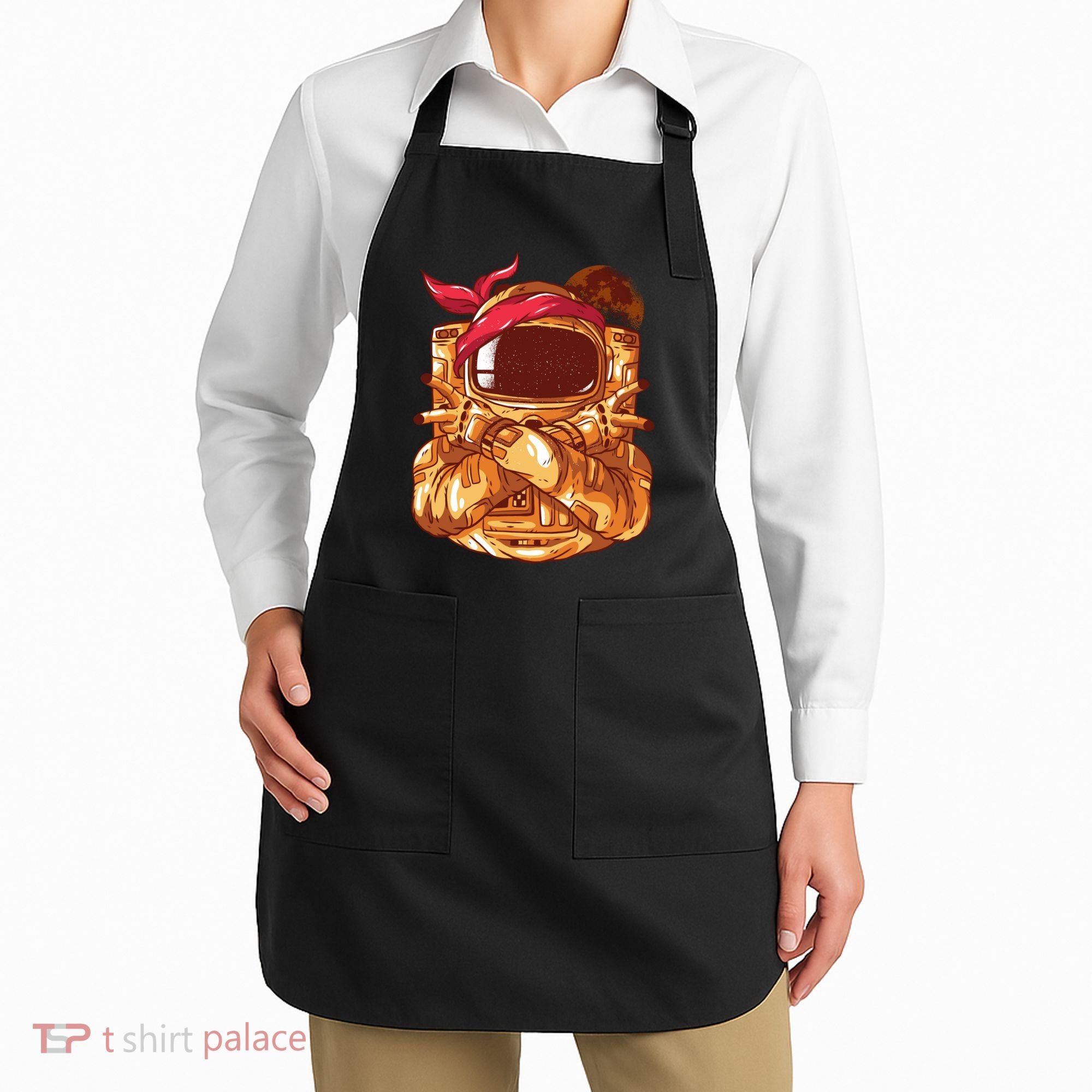 Astronaut Gangsta Apron