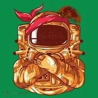 Astronaut Gangsta Toddler Hoodie thumb 2