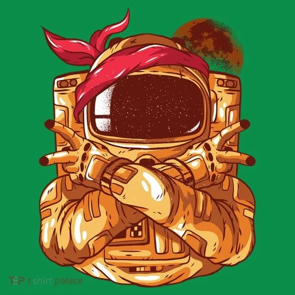 Astronaut Gangsta Women's T-Shirt