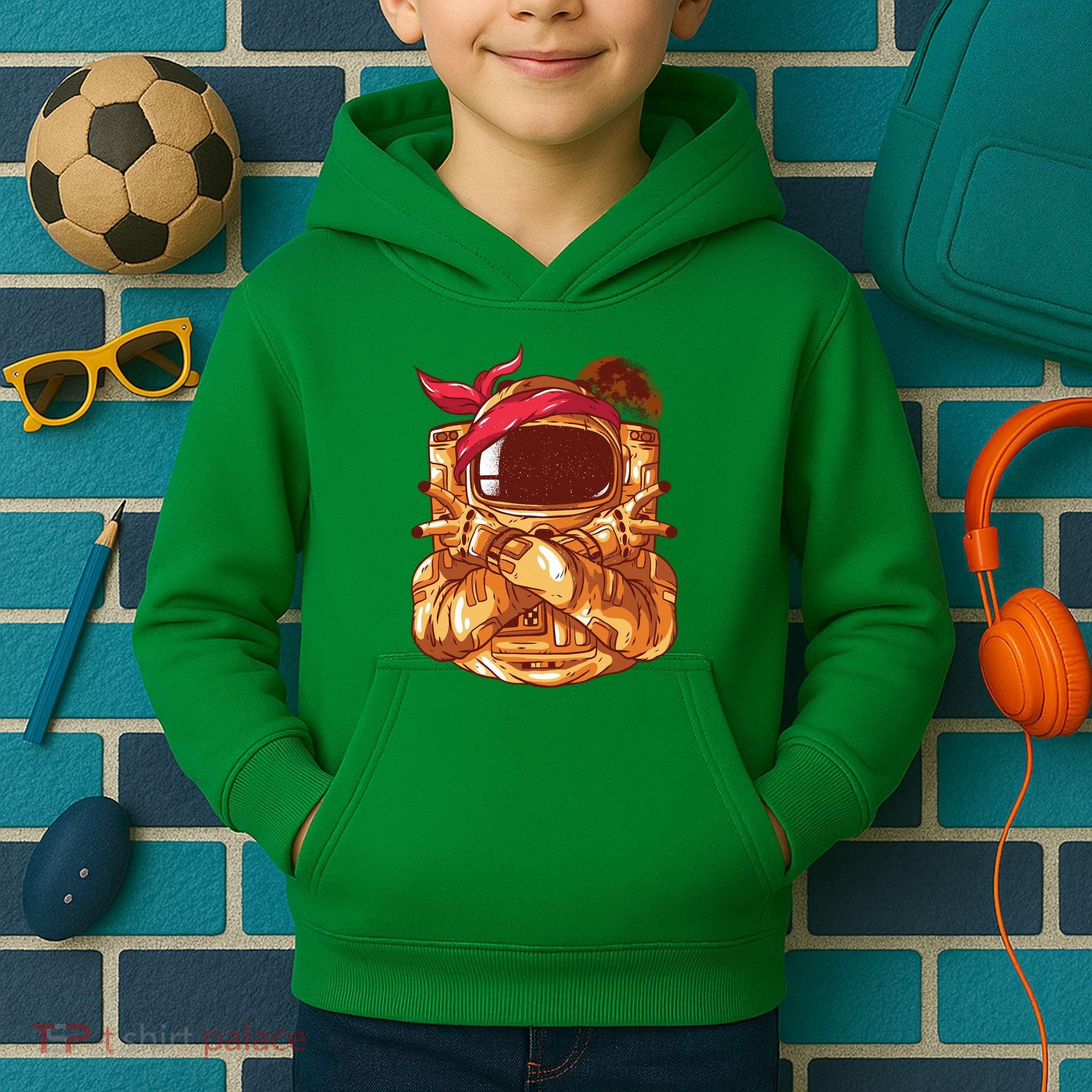 Astronaut Gangsta Kids Hoodie