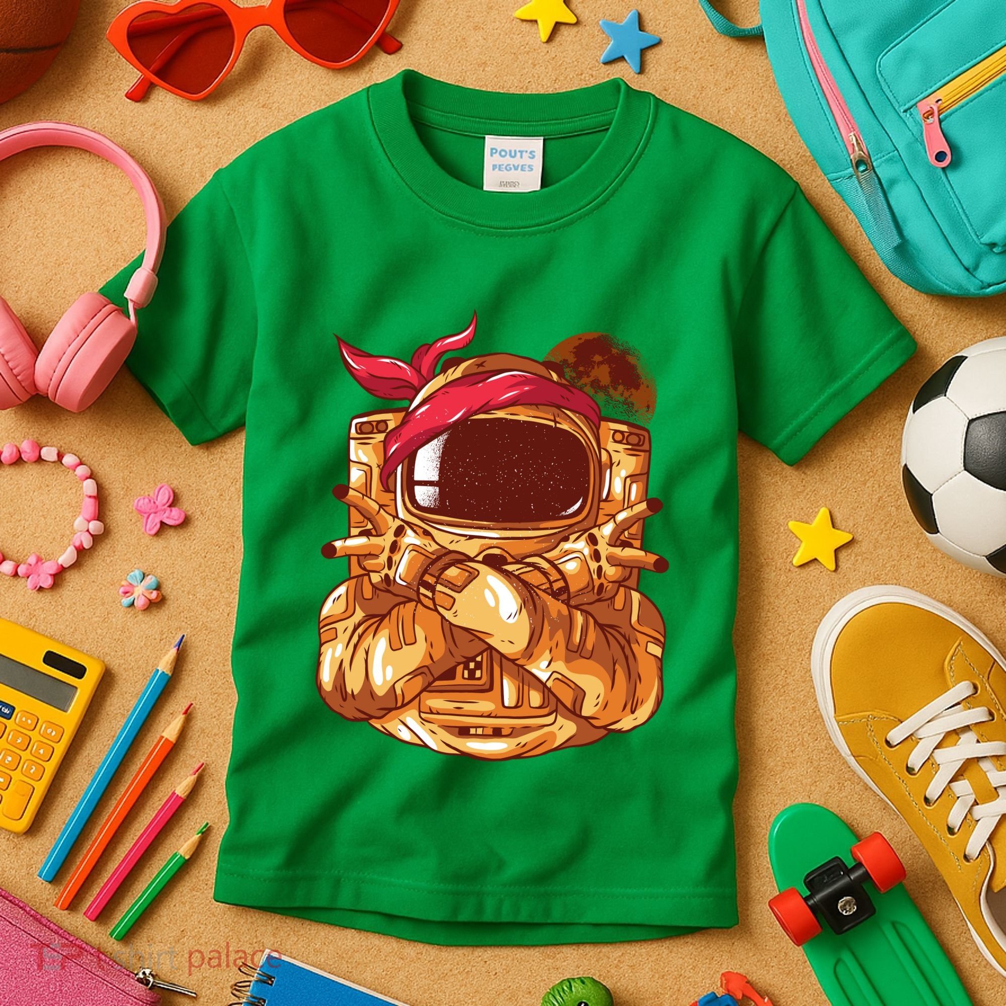 Astronaut Gangsta Kids T-Shirt