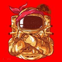 Astronaut Gangsta Santa Hat thumb 1