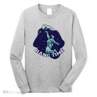 Astronaut Hang Time Basketball Long Sleeve Shirt thumb 0