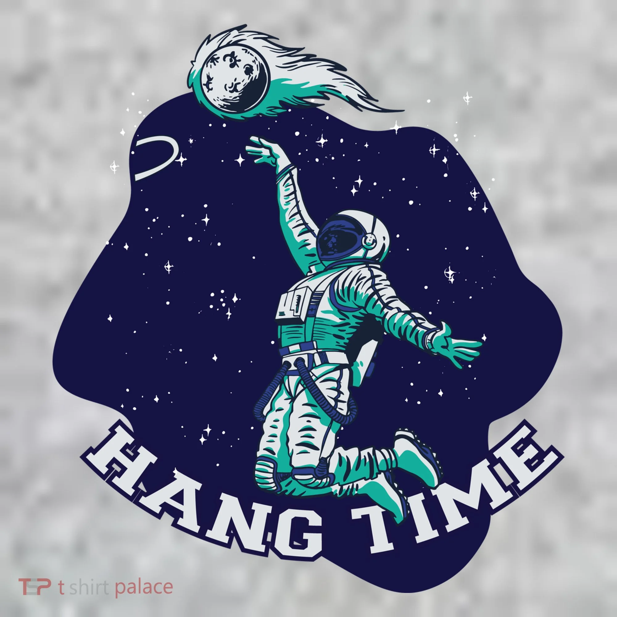 Astronaut Hang Time Basketball Long Sleeve Shirt