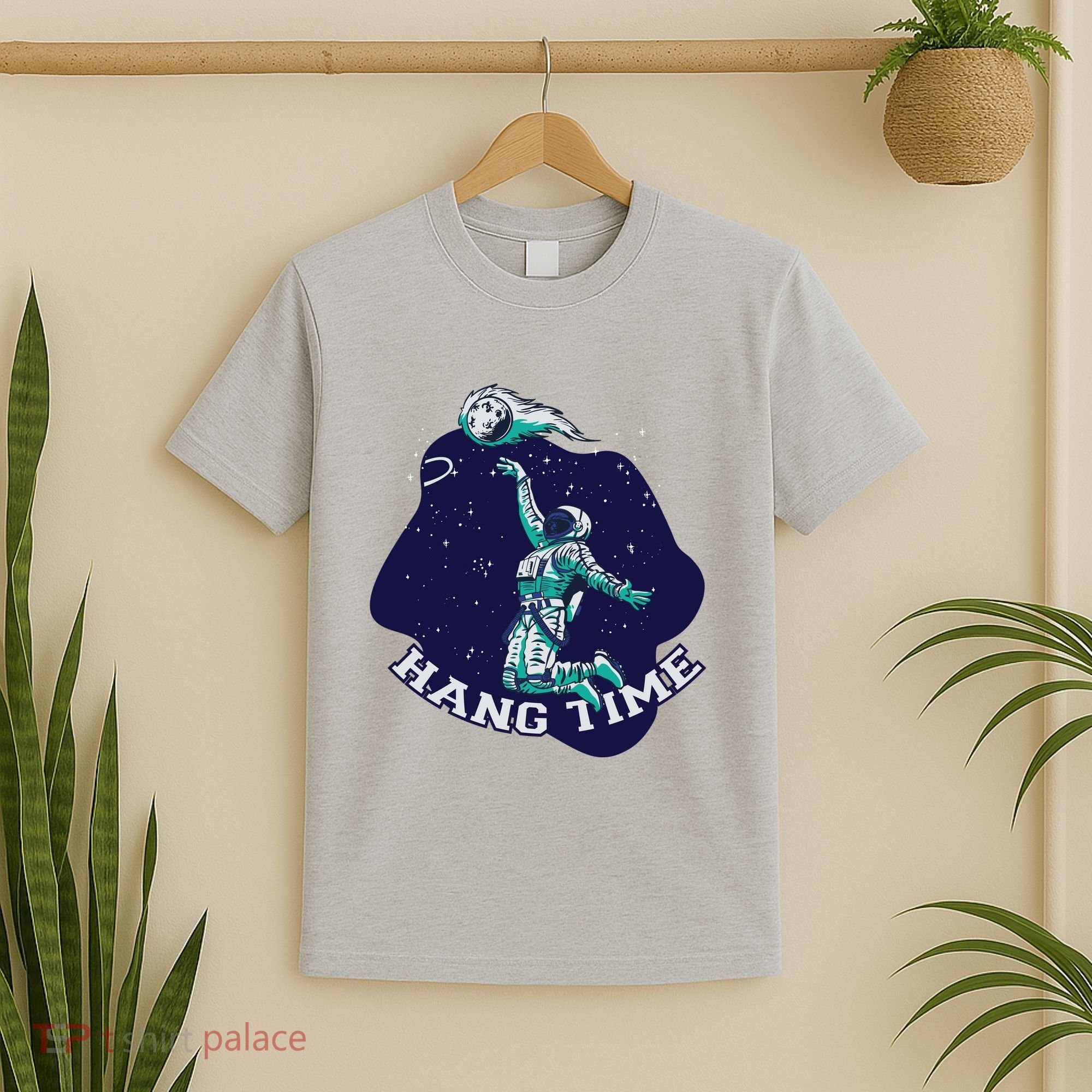 Astronaut Hang Time Basketball T-Shirt