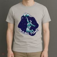 Astronaut Hang Time Basketball T-Shirt thumb 3