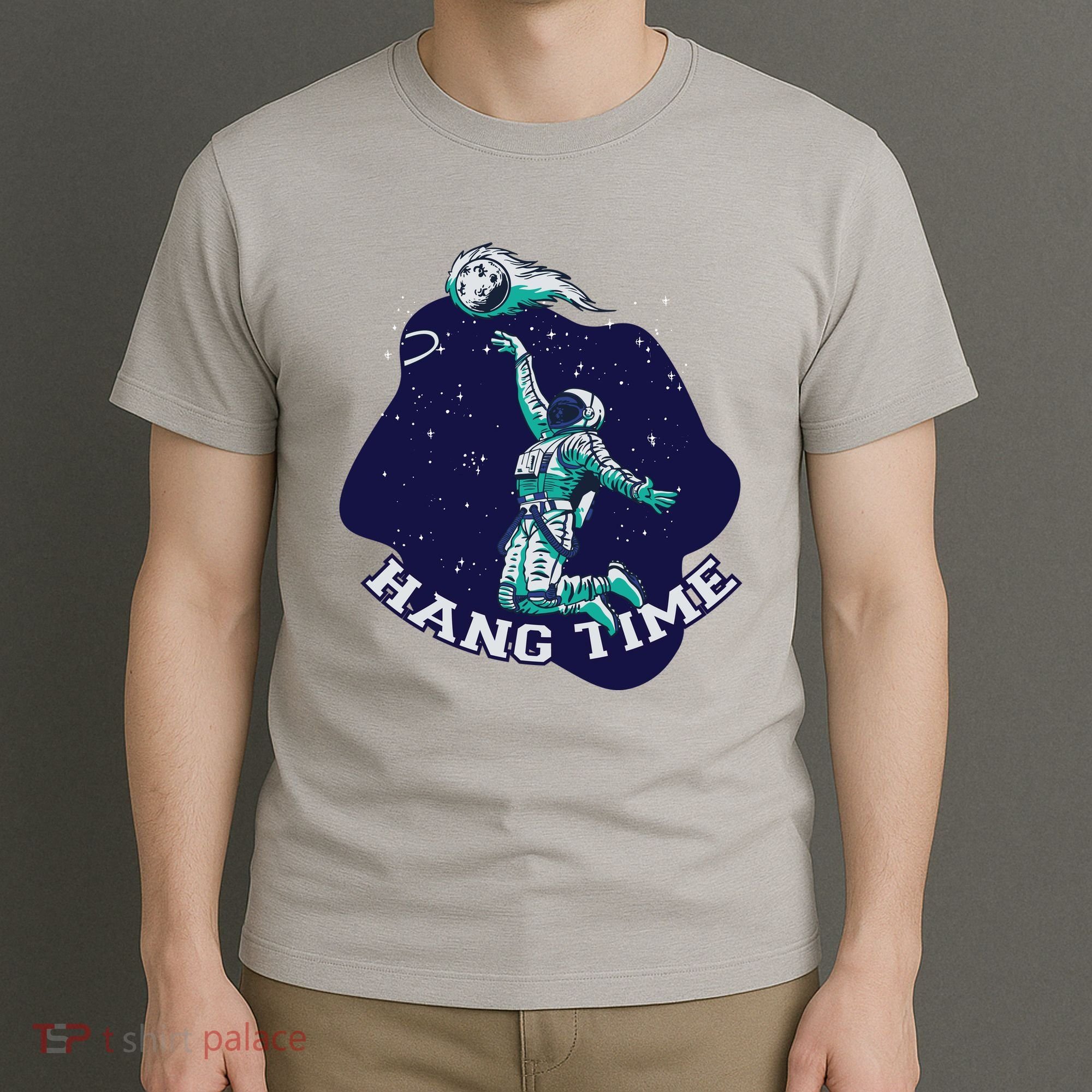Astronaut Hang Time Basketball T-Shirt