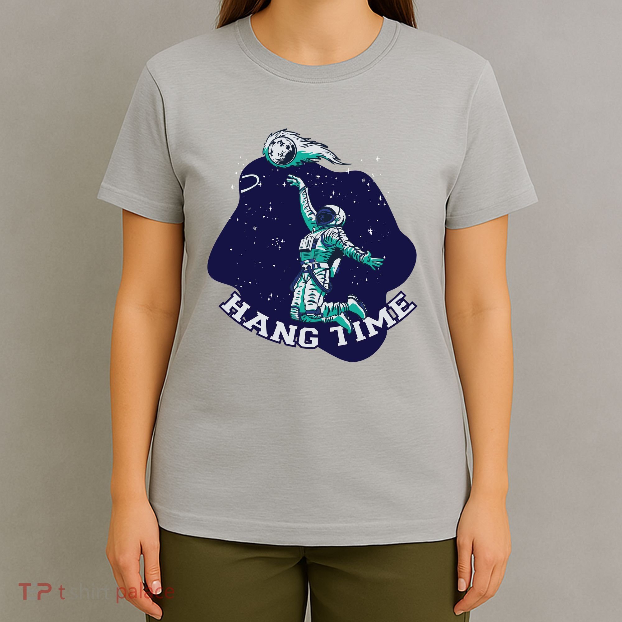 Astronaut Hang Time Basketball T-Shirt