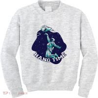 Astronaut Hang Time Basketball Kids Sweatshirt thumb 0
