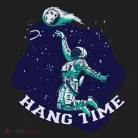 Astronaut Hang Time Basketball Women's Sweatshirt thumb 2