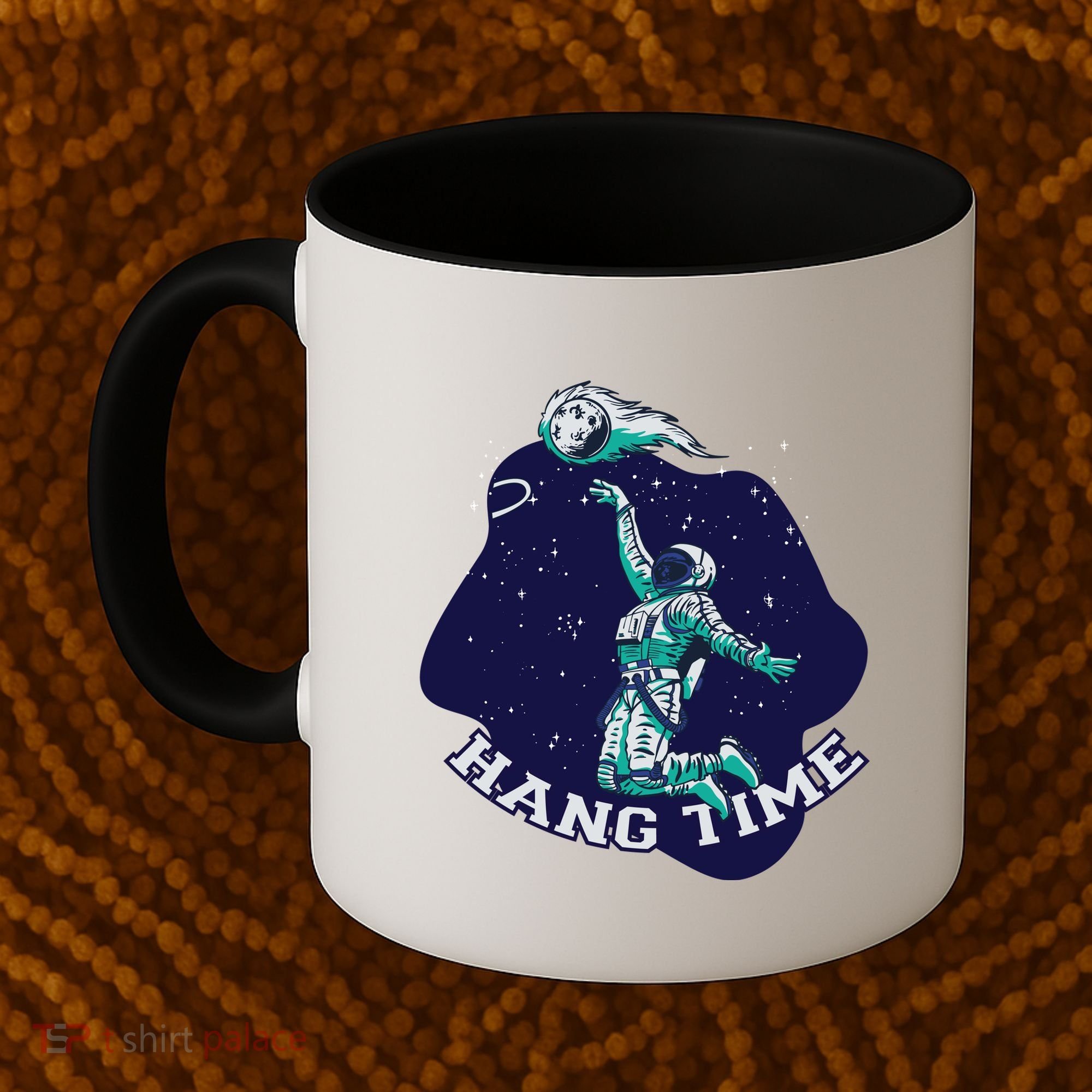 Astronaut Hang Time Basketball Coffee Mug