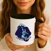 Astronaut Hang Time Basketball Coffee Mug thumb 3