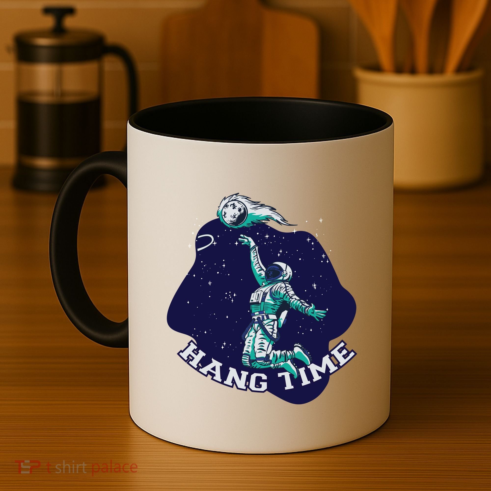 Astronaut Hang Time Basketball Coffee Mug