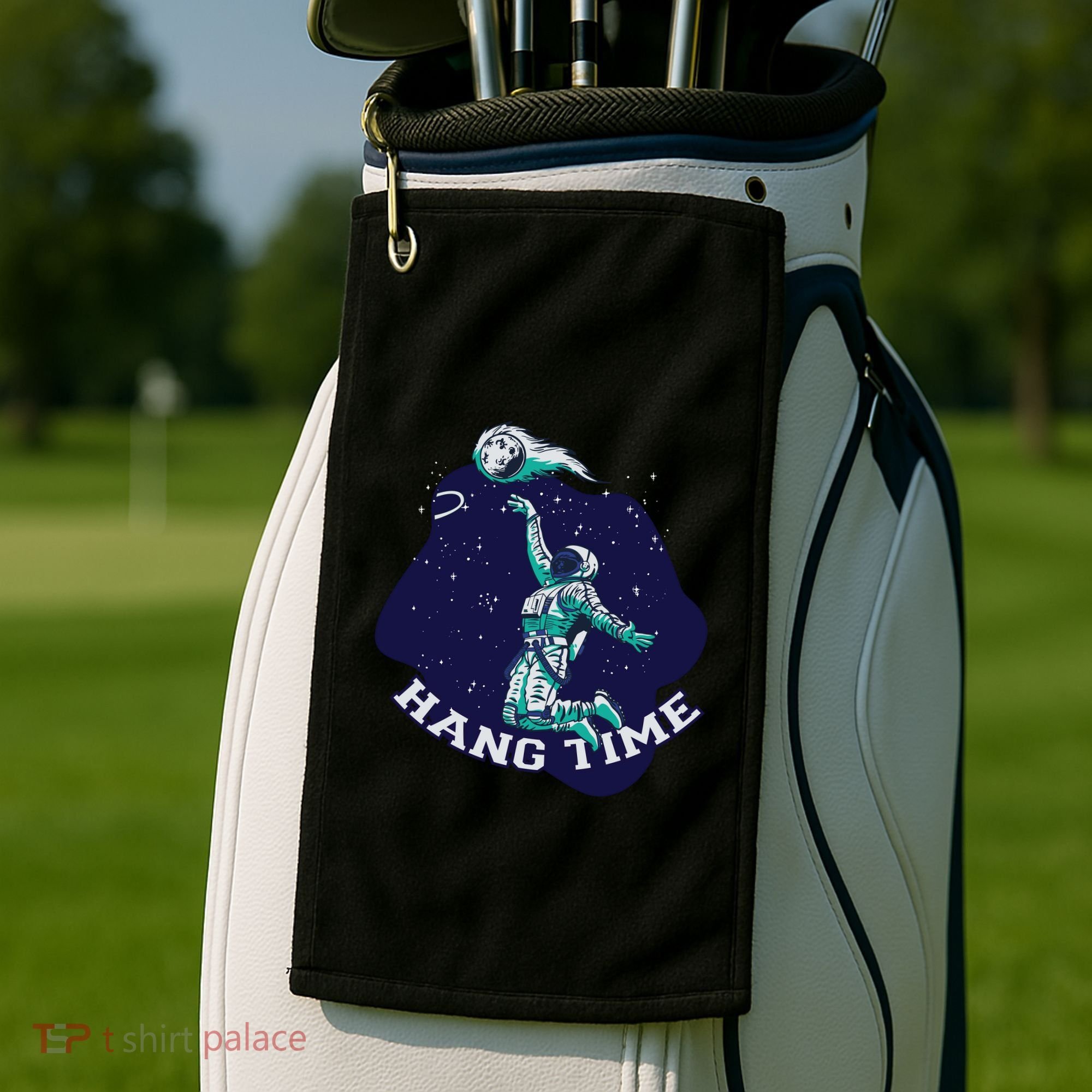 Astronaut Hang Time Basketball Golf Towel