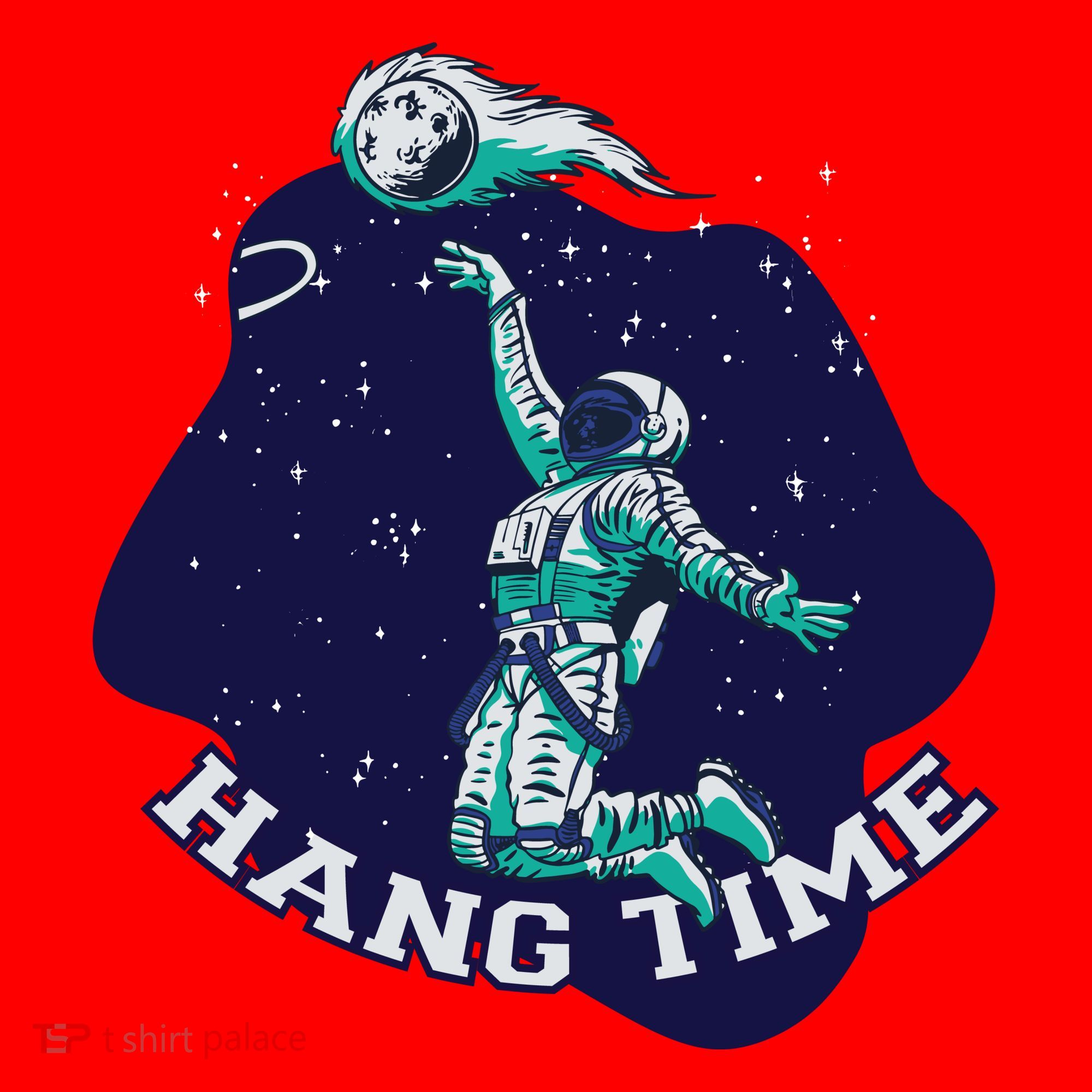Astronaut Hang Time Basketball Santa Hat