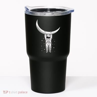 Astronaut Hanging From The Moon Tumbler