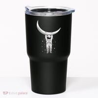 Astronaut Hanging From The Moon Tumbler thumb 0
