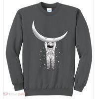 Astronaut Hanging From The Moon Sweatshirt thumb 0
