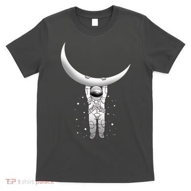 Astronaut Hanging From The Moon T-Shirt