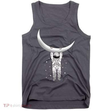 Astronaut Hanging From The Moon Tank Top