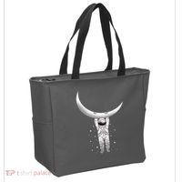 Astronaut Hanging From The Moon Tote Bag thumb 2